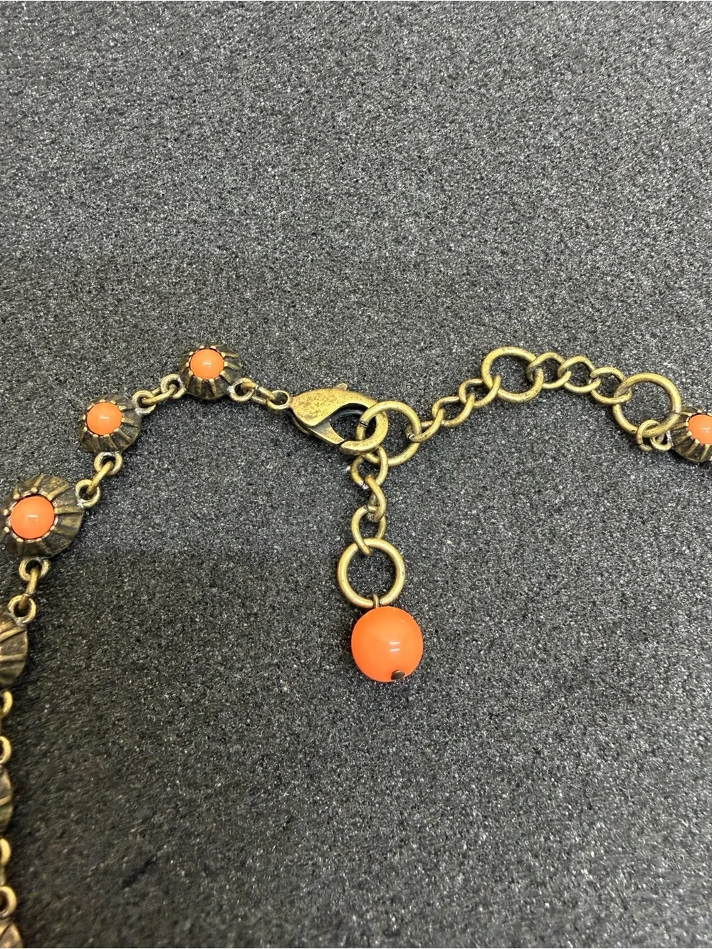 Vintage Candy Coral Necklace